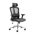 Chaise de bureau ergonomique en maille avec appuie-tête ajustable