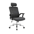 Chaise de bureau ergonomique avec appui-tête et accoudoirs réglables