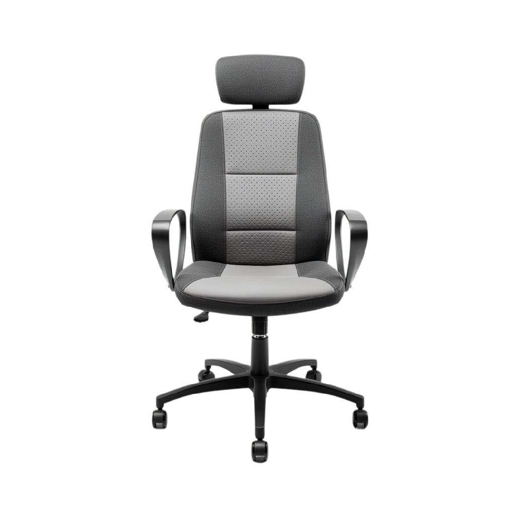 Chaise de Bureau Ergonomique avec Dossier Réglable et Accoudoirs